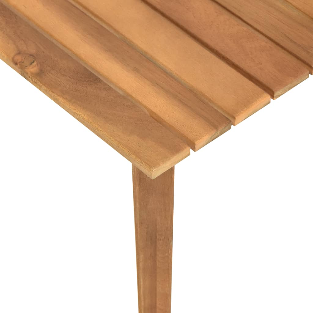 vidaXL Patio Coffee Table 23.6"x23.6"x14.2" Solid Acacia Wood