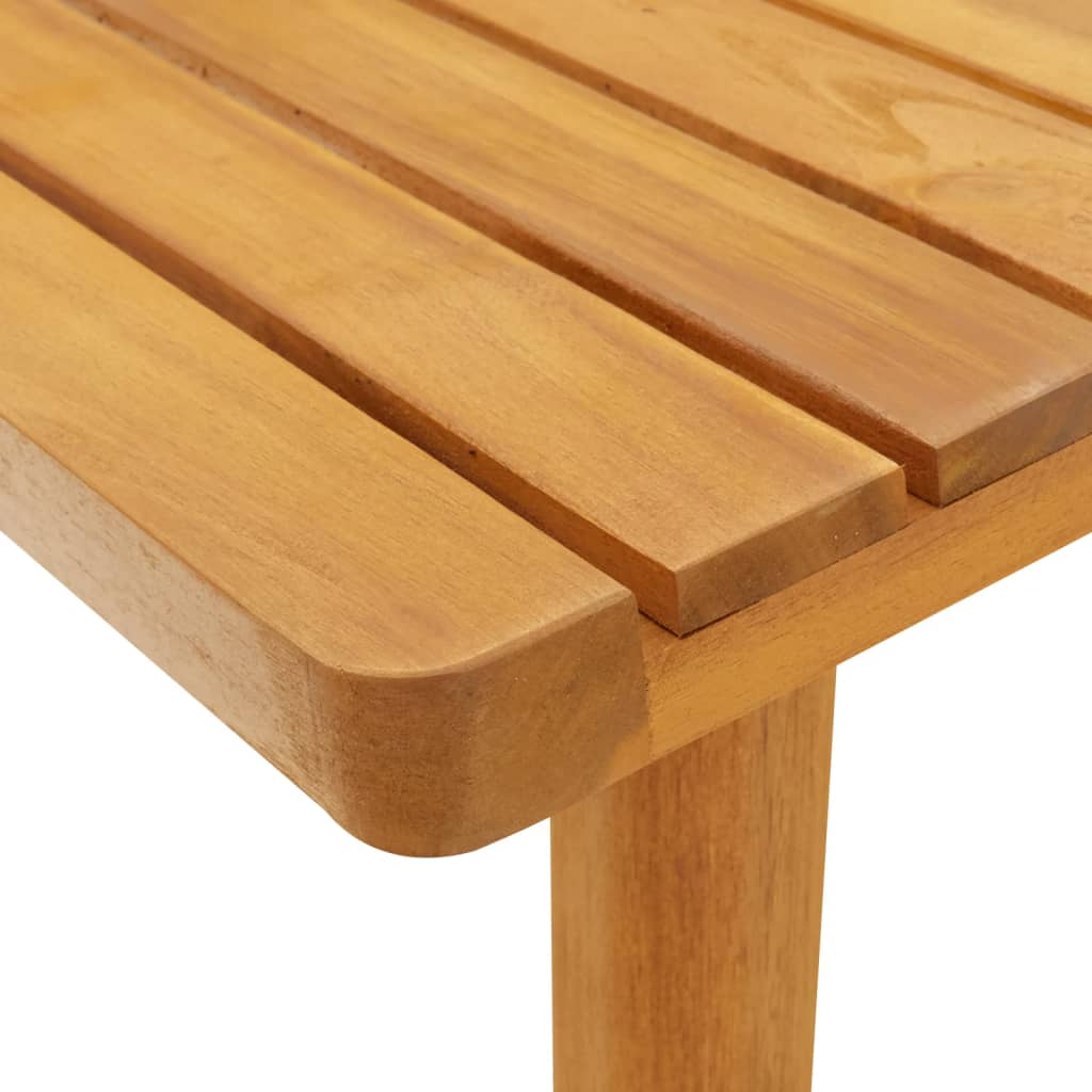 vidaXL Patio Coffee Table 35.4"x21.7"x13.8" Solid Acacia Wood