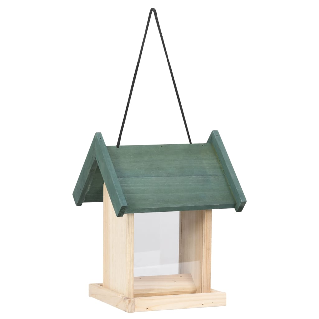 vidaXL Bird Feeders 4 pcs Firwood