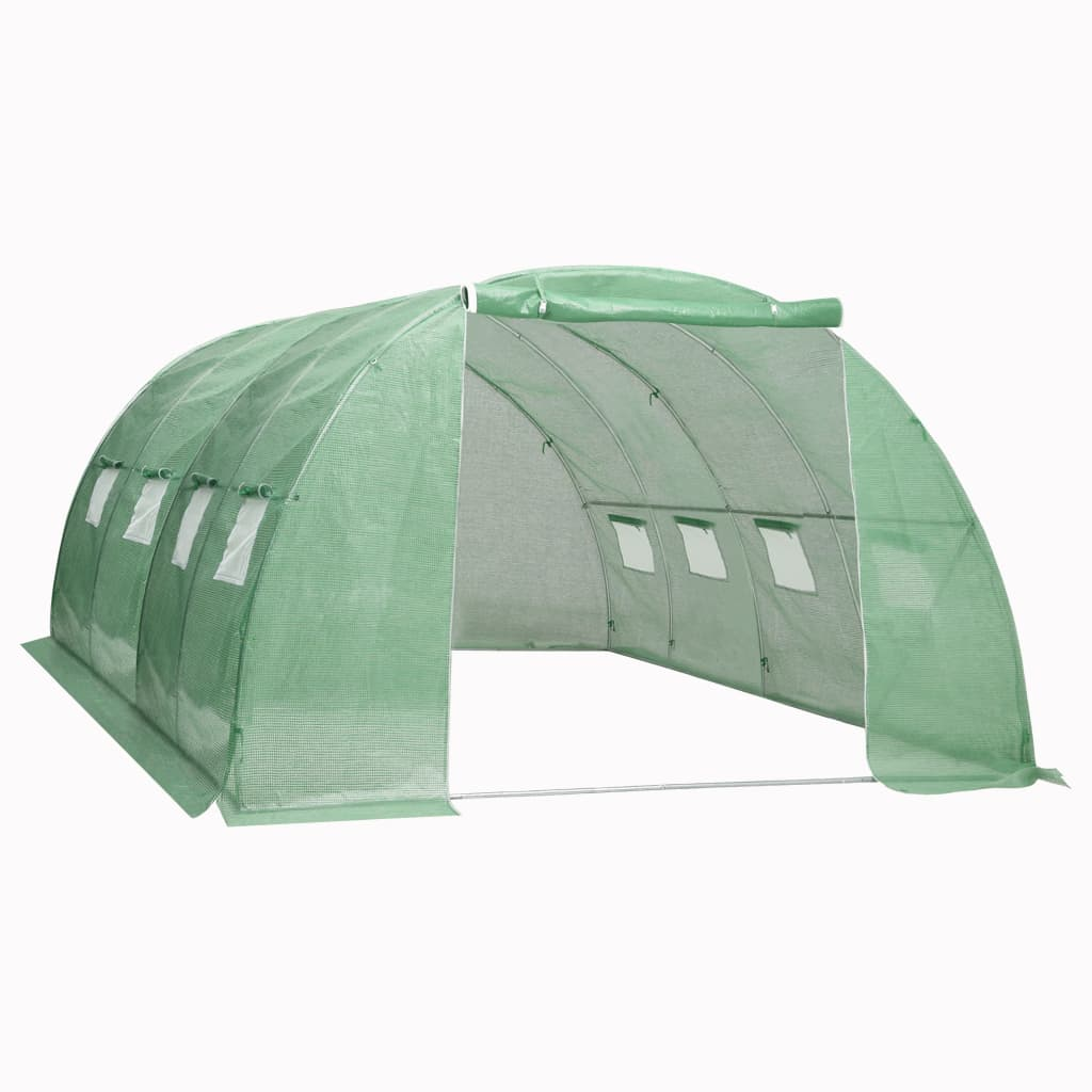 vidaXL Greenhouse 172.2 ft² 13.1'x13.1'x6.6'