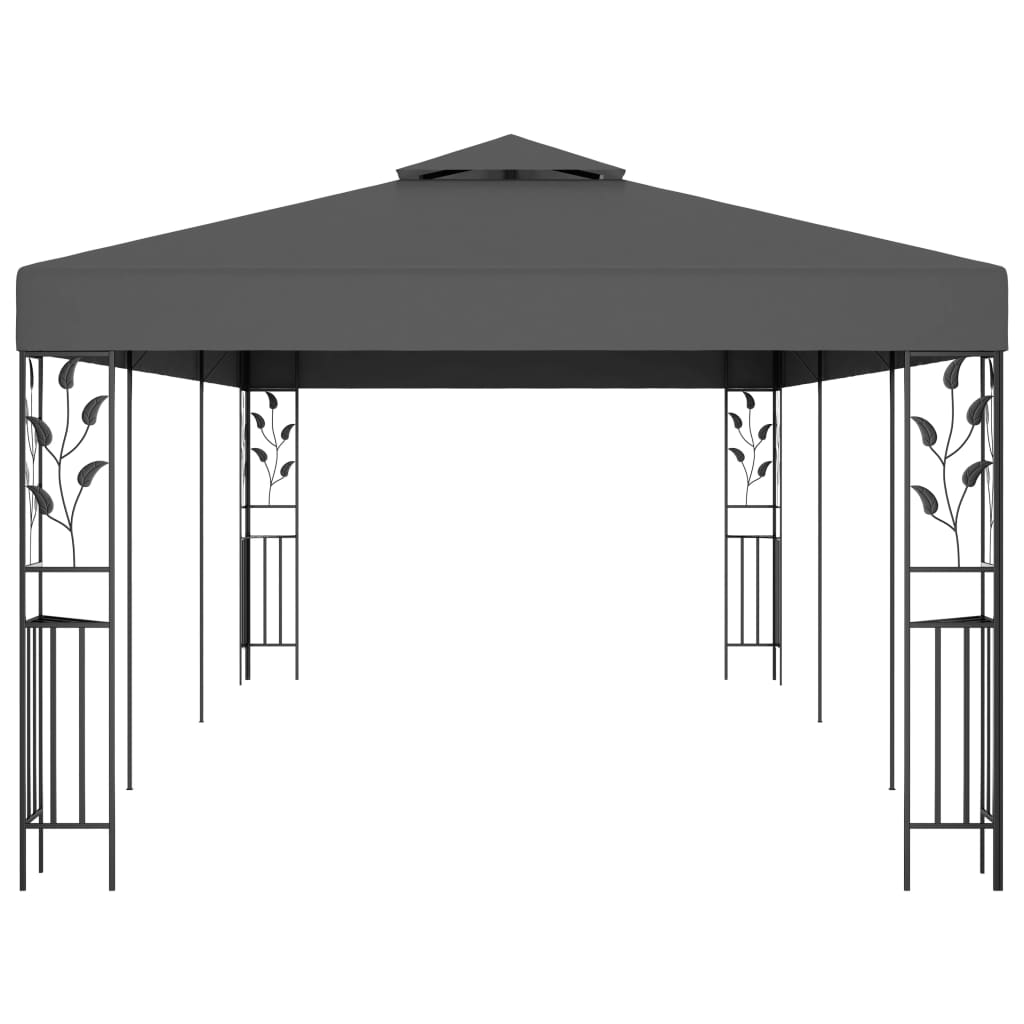 vidaXL Gazebo 9.8'x19.6' Anthracite