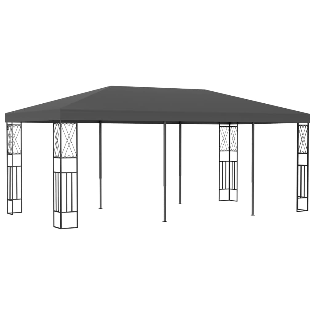 vidaXL Gazebo 9.8'x19.6' Anthracite Fabric