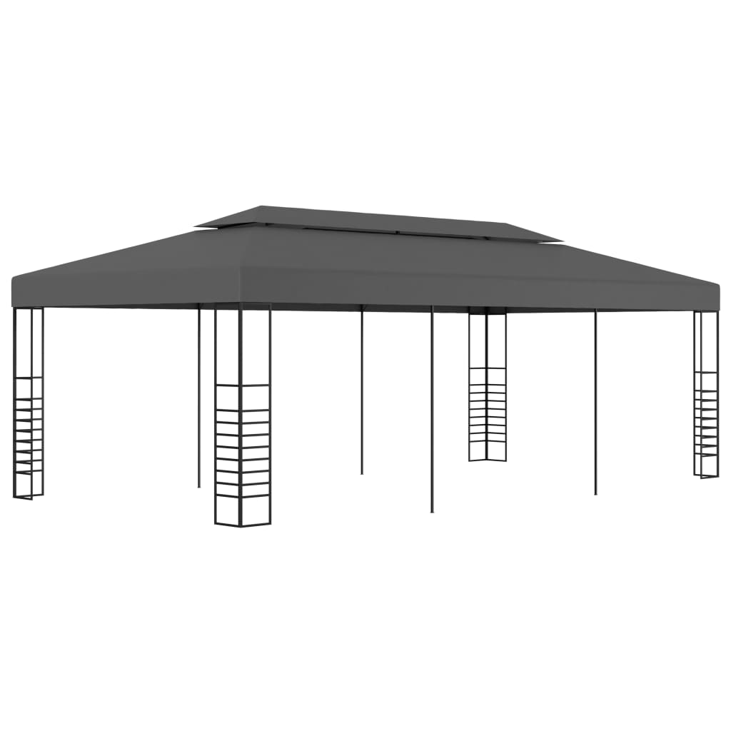 vidaXL Gazebo Marquee 118.1"x236.2" Anthracite