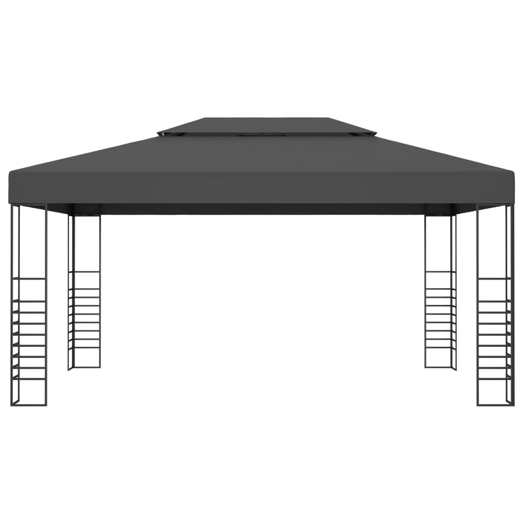 vidaXL Gazebo 118.1"x157.4" Anthracite