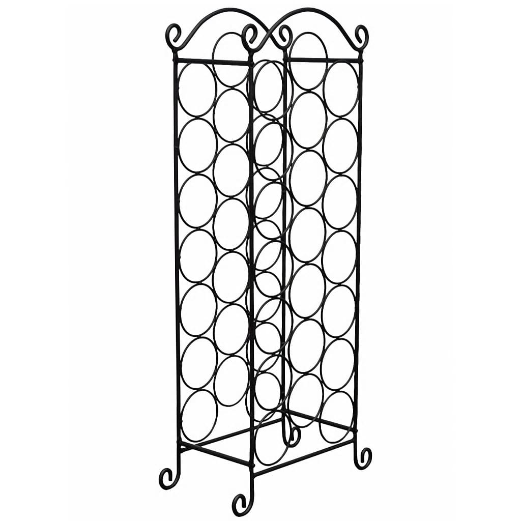 vidaXL Wine Rack for 21 Bottles Metal