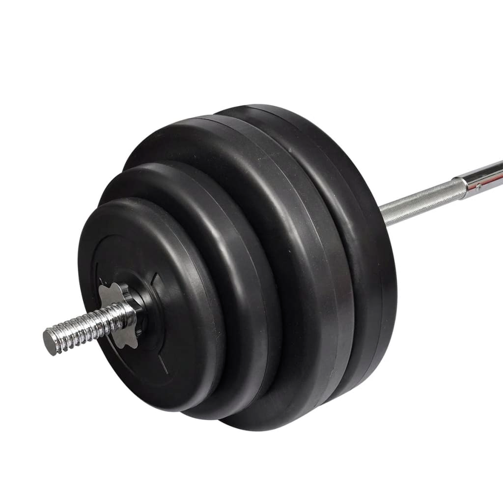 Barbell with Plates Set 132.3 lb