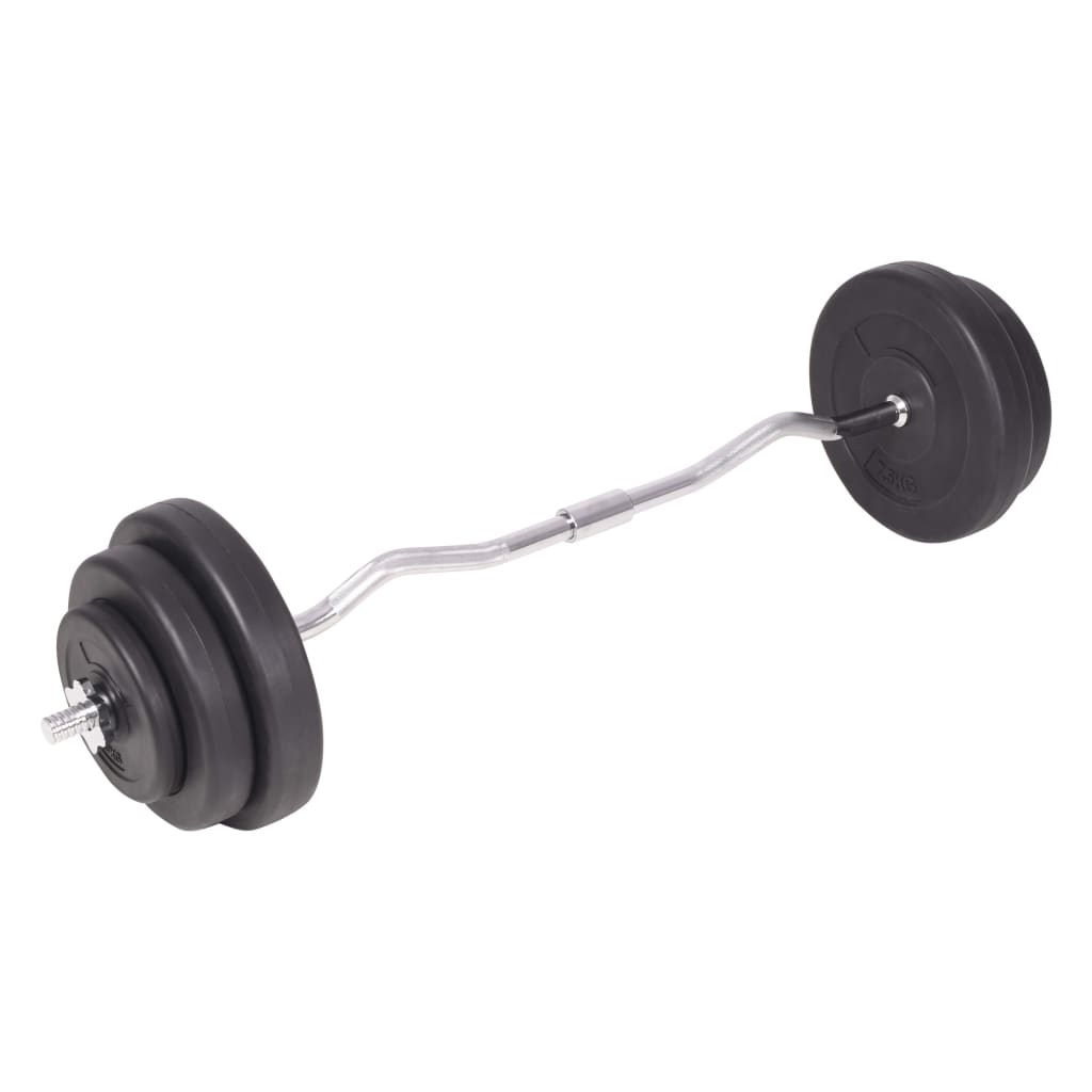 vidaXL Barbell and Dumbbell Set 264.6 lb