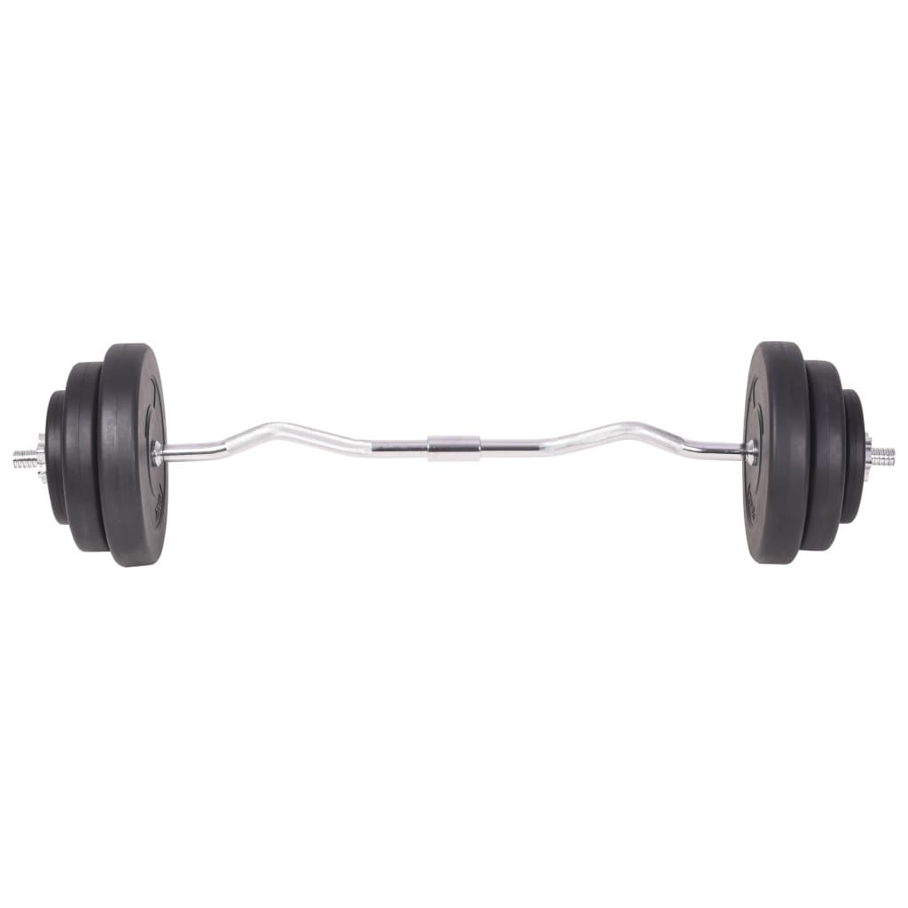 vidaXL Barbell and Dumbbell Set 264.6 lb