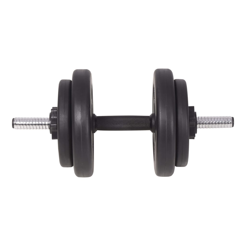 vidaXL Barbell and Dumbbell Set 264.6 lb