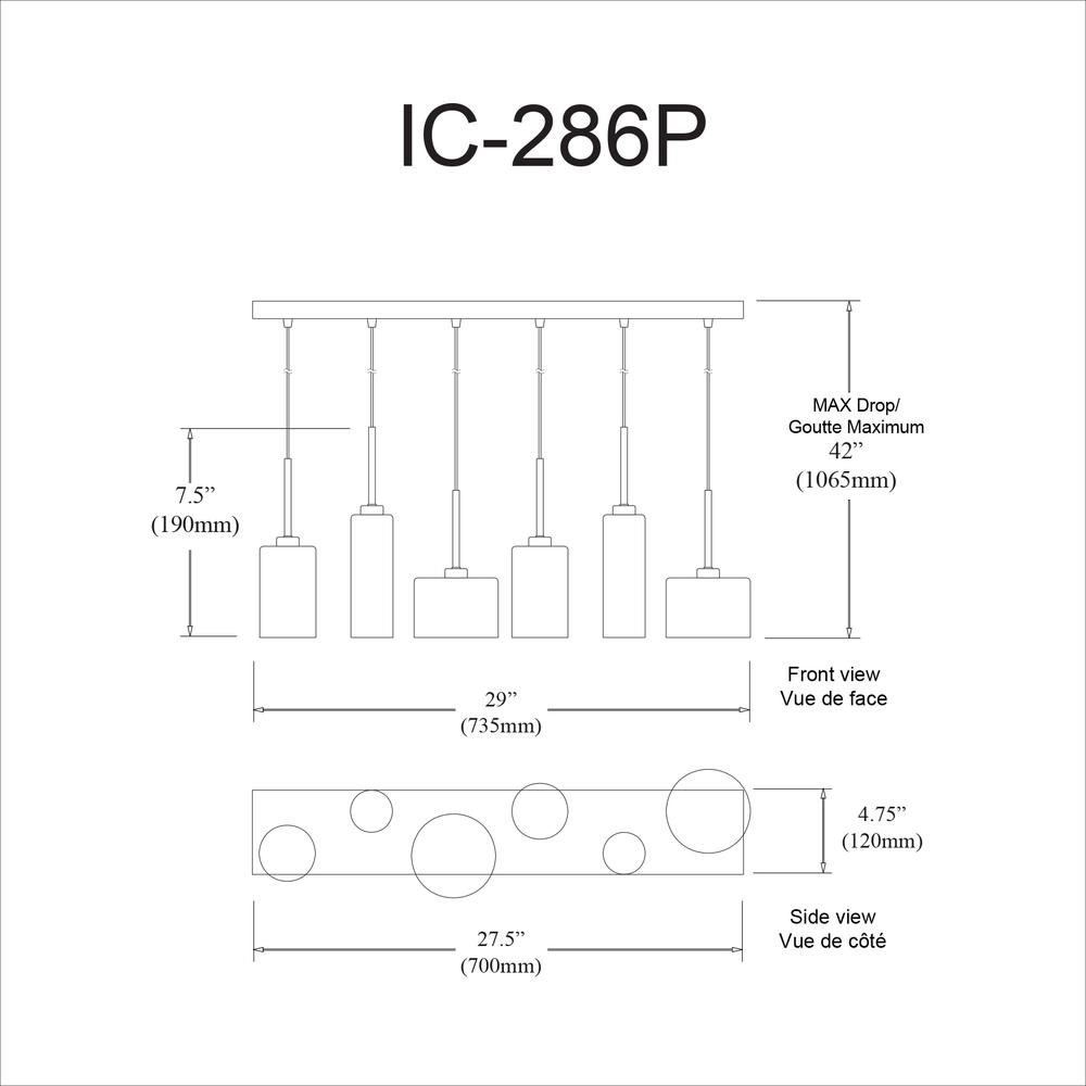 6LT Horizontal Pendant