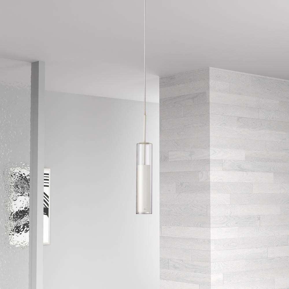 6W Pendant, White Finish