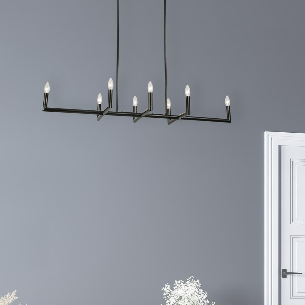 8LT Horiz Chandelier,  MB