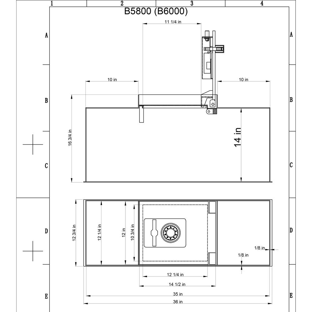 Floor Safe Gray