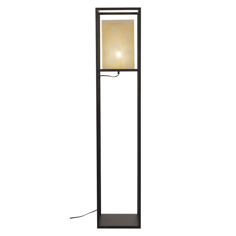 Yves Floor Lamp Gold & Black