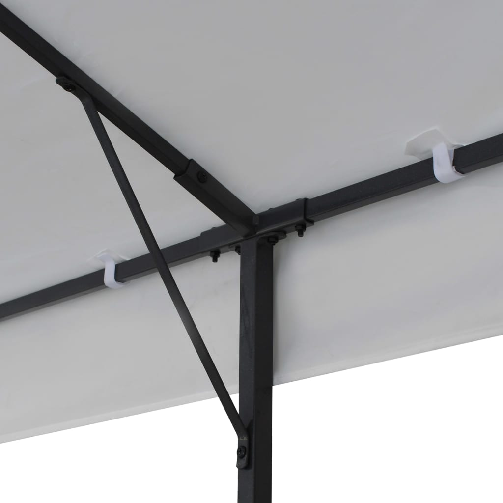 vidaXL Gazebo 9.8'x19.7' White