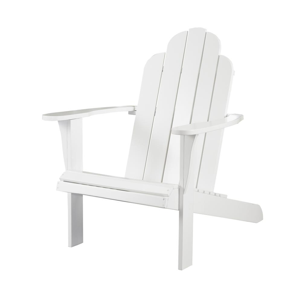 White Adirondack Chair