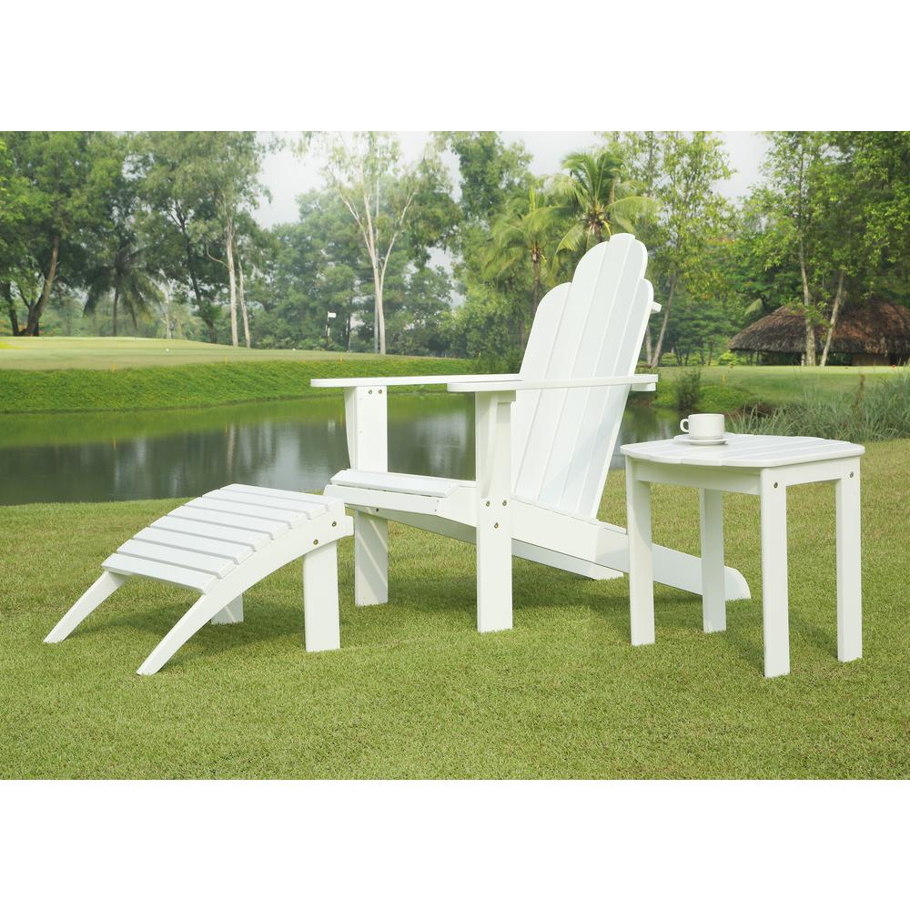 White Adirondack Chair