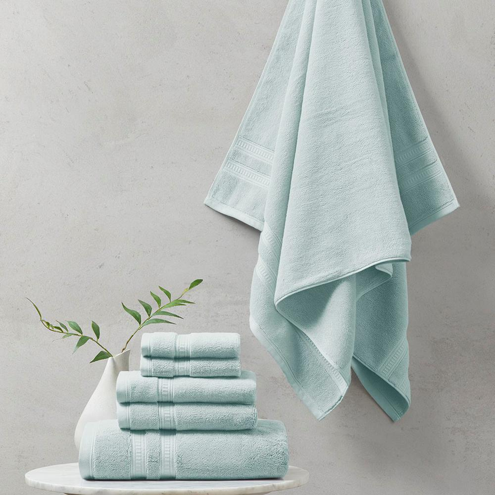 100% Cotton Feather Touch Antimicrobial Towel 6 Piece Set