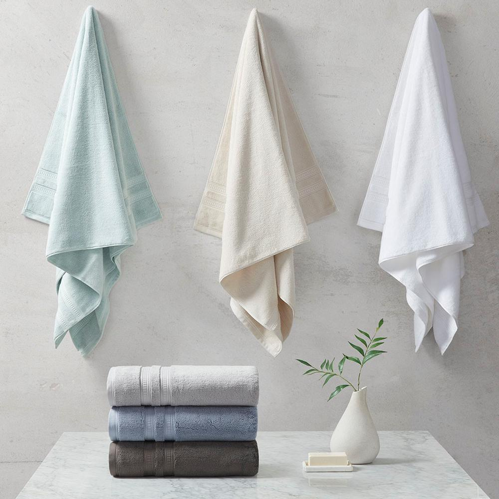 100% Cotton Feather Touch Antimicrobial Towel 6 Piece Set