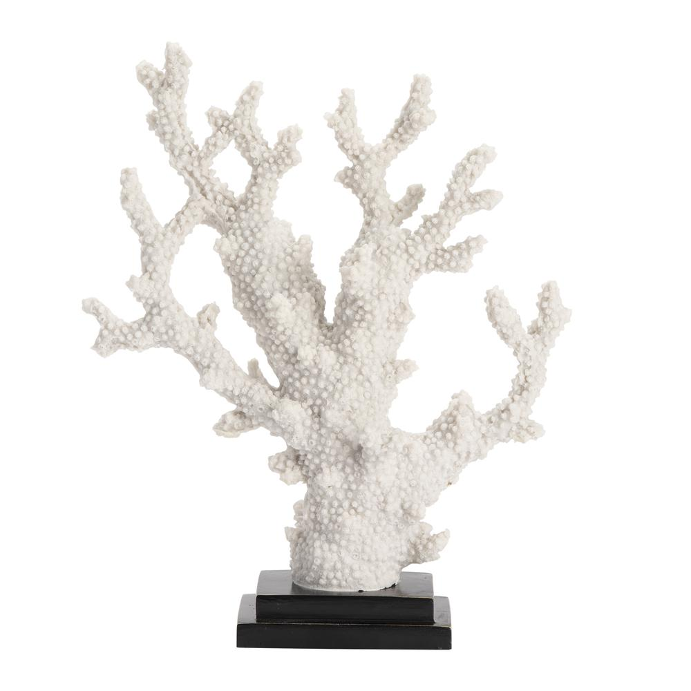 Crestview Collection CVDEP727 Natural Coral Statue Accessories, White