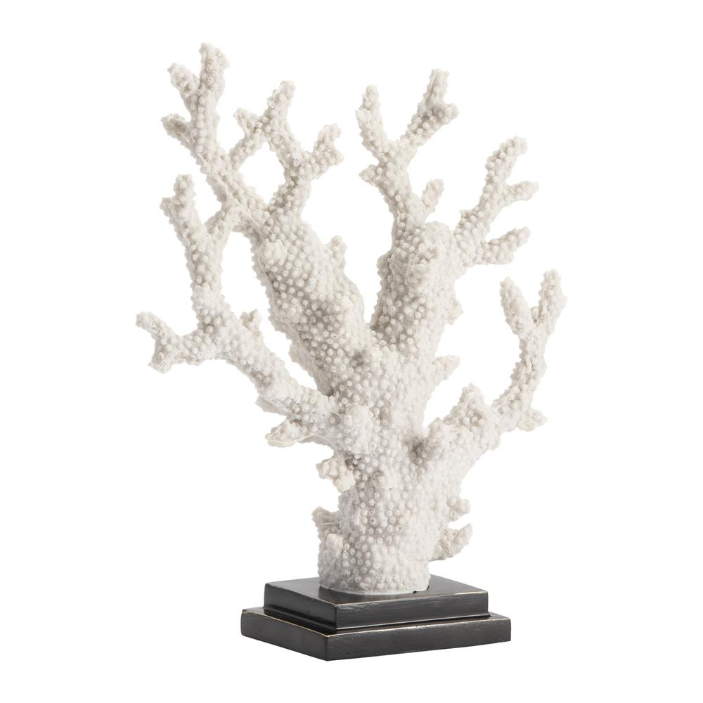 Crestview Collection CVDEP727 Natural Coral Statue Accessories, White