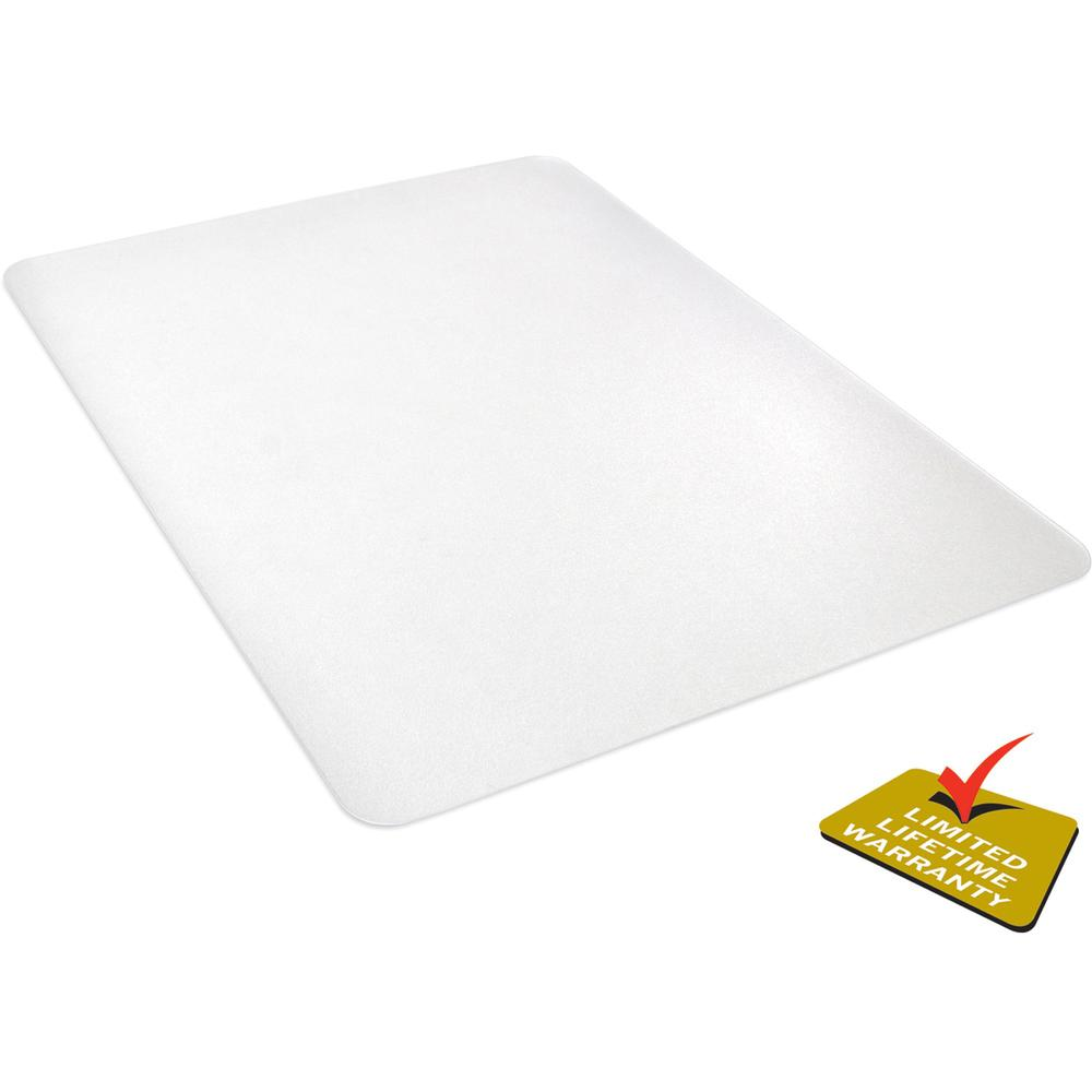 Deflecto Polycarbonate Chair Mat for Hard Floors - Hard Floor - 48" Length x 36" Width - Rectangular - Polycarbonate - Clear - 1Each