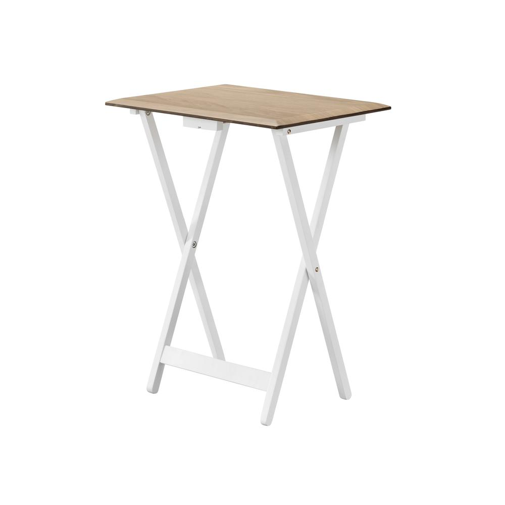 Marlowe Natural Tray Table Set