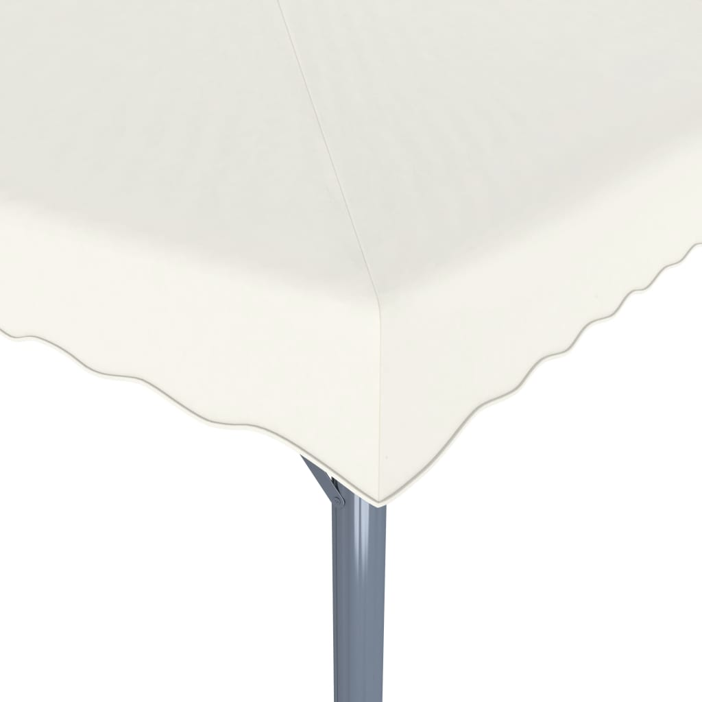 vidaXL Gazebo 118.1"x118.1" Cream Aluminum