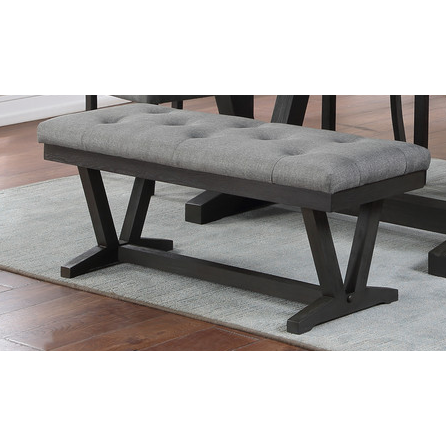 Dining Bench with grey finish