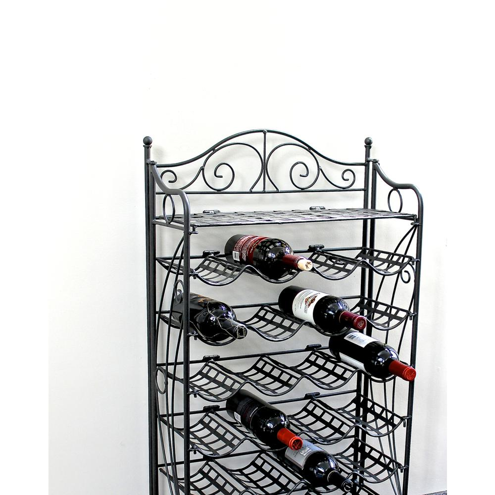 Iron 24-Bottle Wine Rack