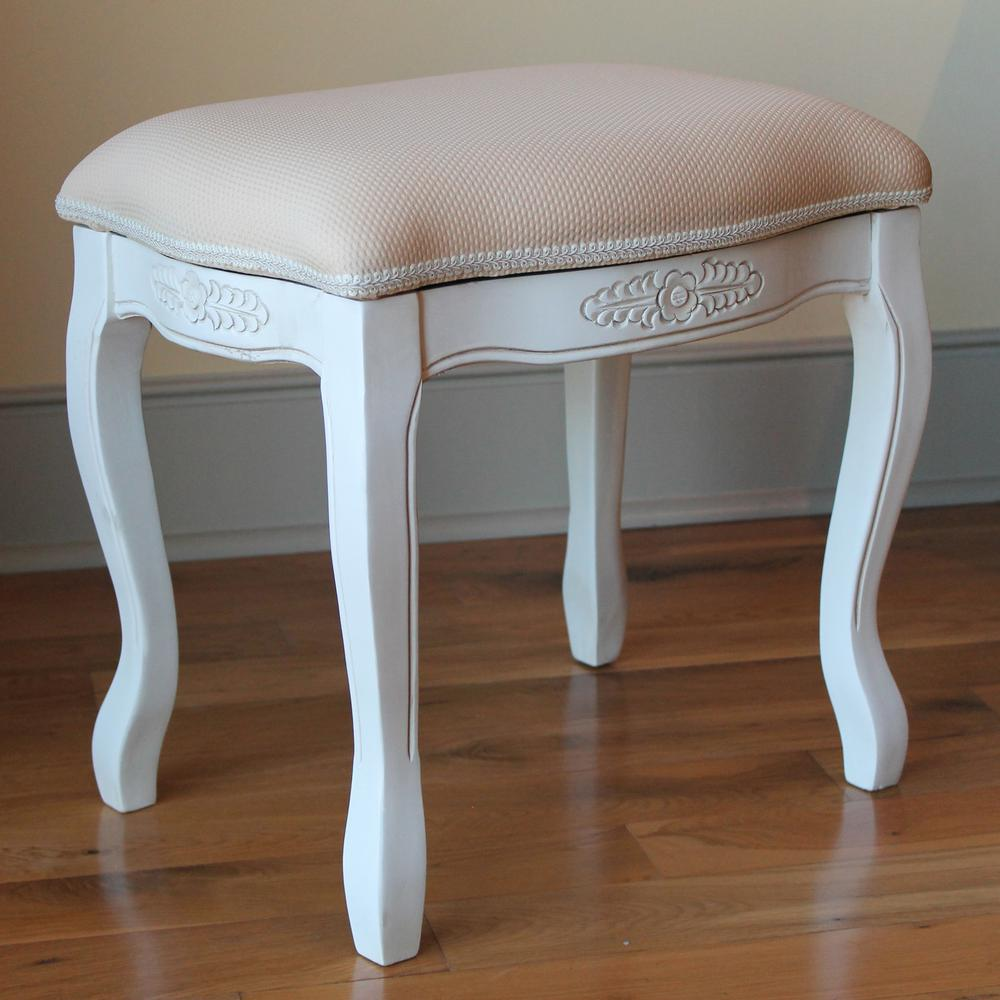 Vanity Stool with Cushion Top