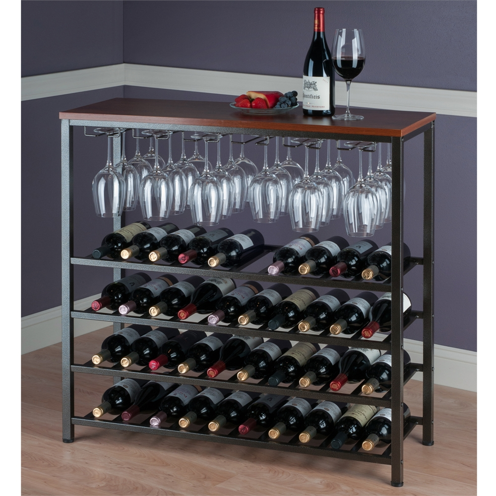 Michelle Wine Rack with Glass Hanger