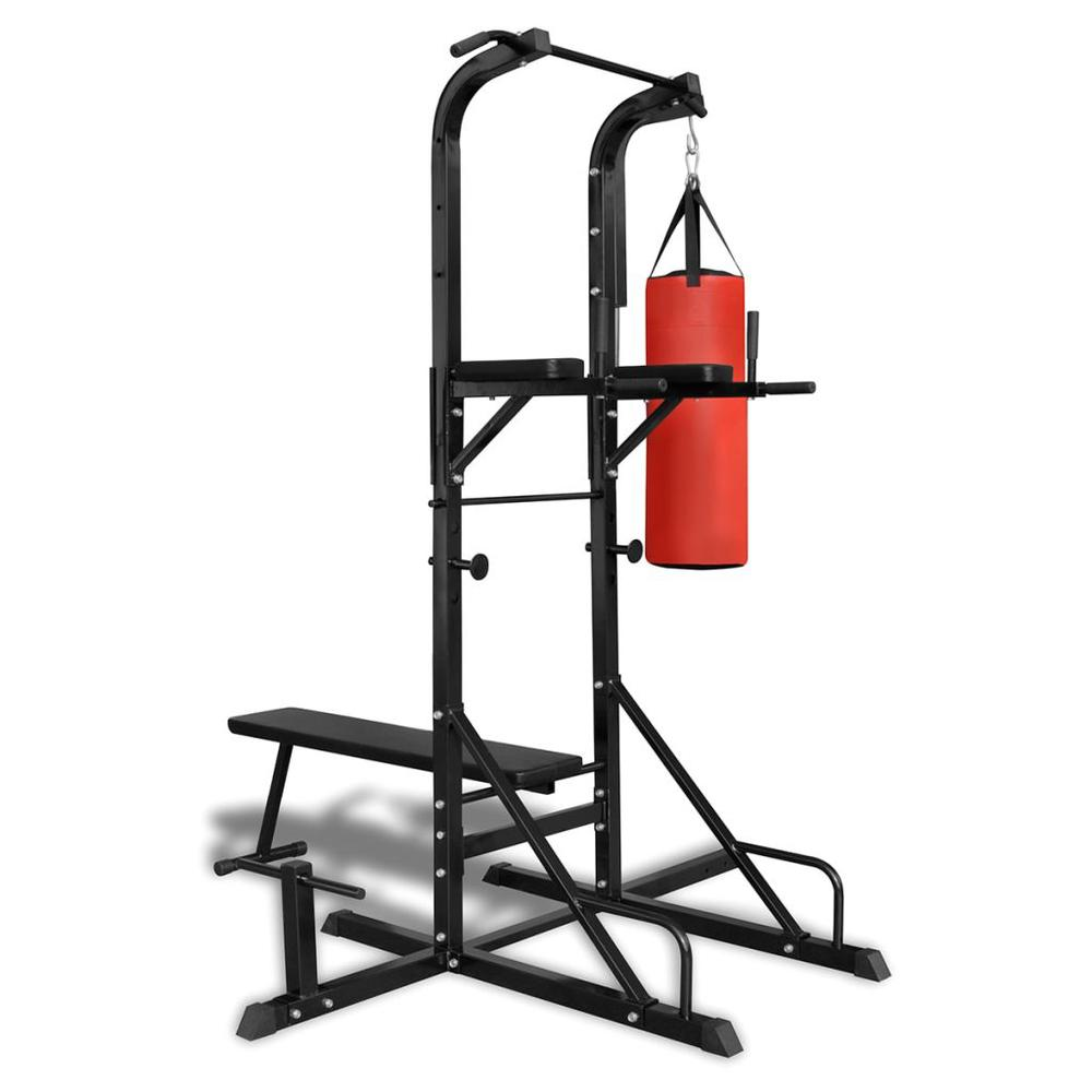 Power Tower with Sit-up Bench and Boxing Bag, 90667