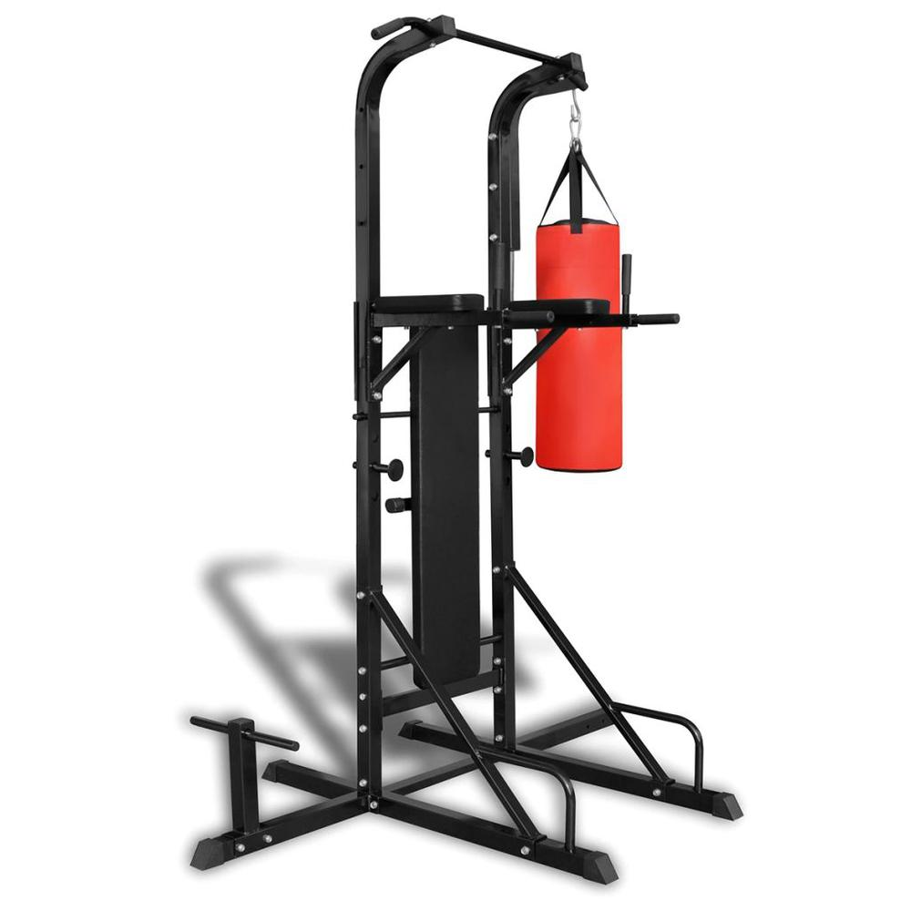 Power Tower with Sit-up Bench and Boxing Bag, 90667