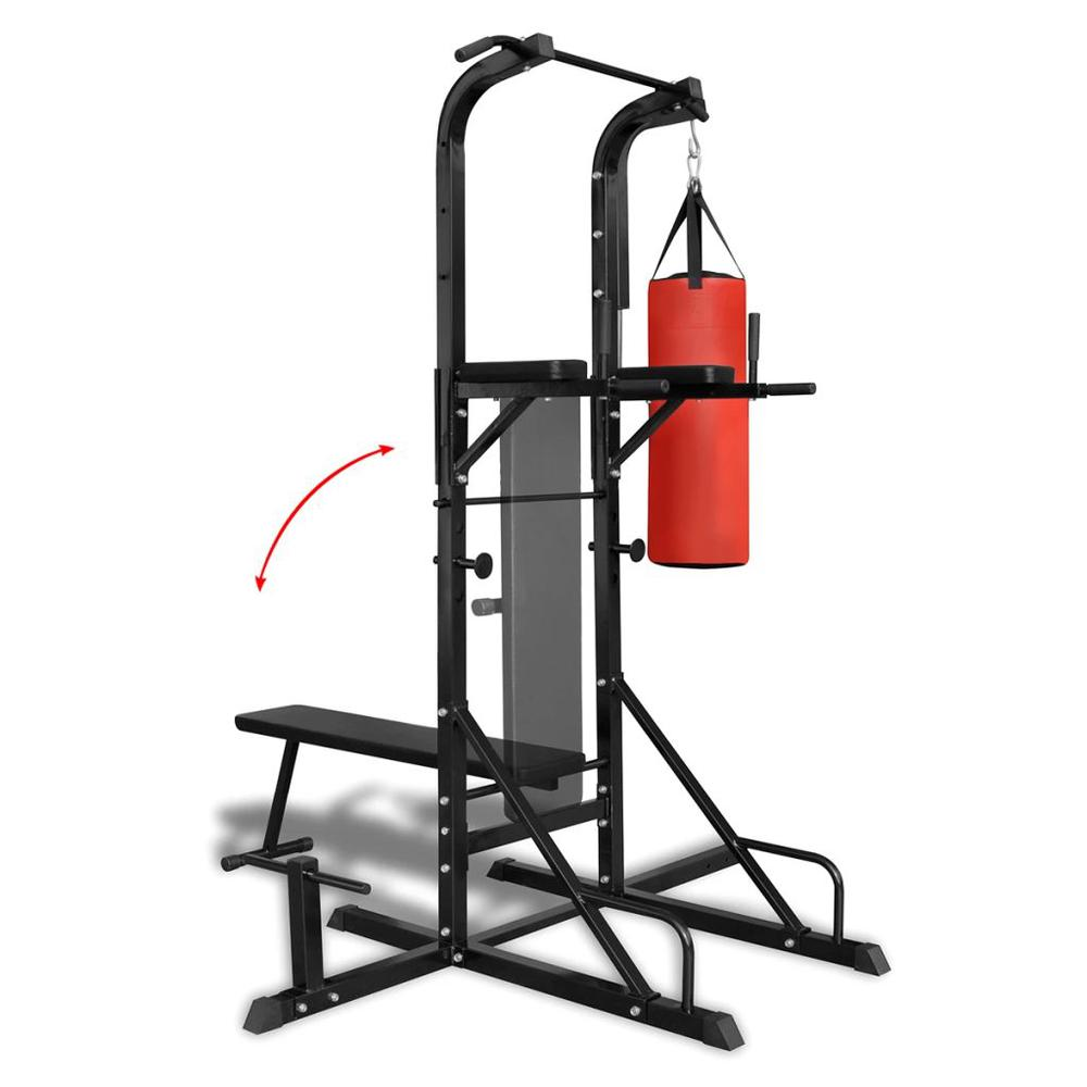 Power Tower with Sit-up Bench and Boxing Bag, 90667