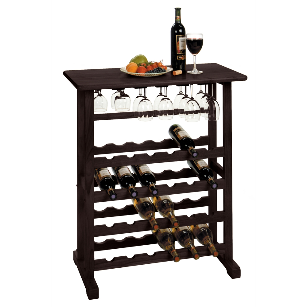 Vinny Wine Rack Espresso