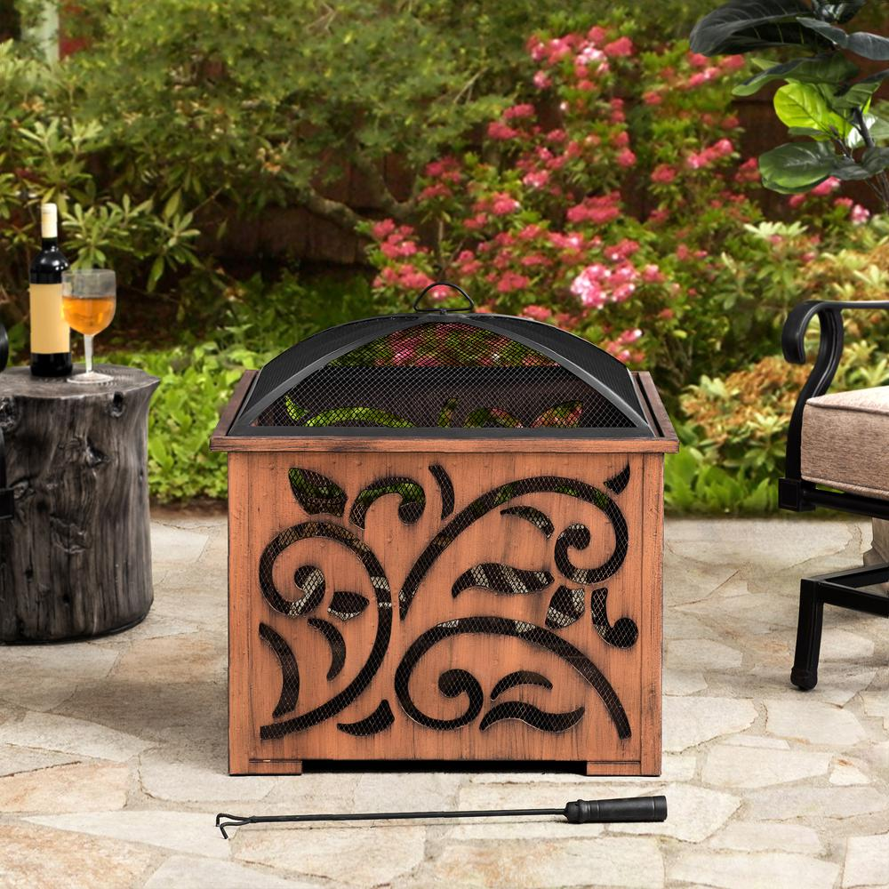 Sunjoy 26 Inch Fire Pit for Outside