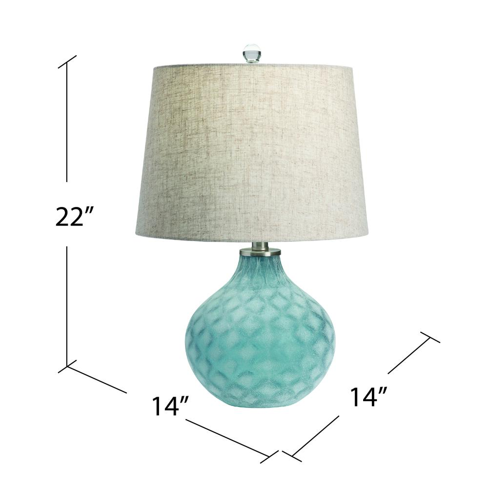 Crestview Collection 22" TH Glass Table Lamp