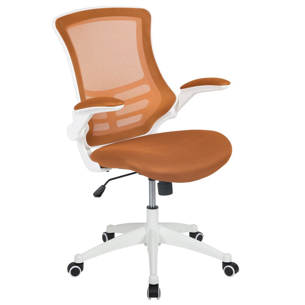 Mid-Back Tan Mesh Swivel Ergonomic Task Office Chair