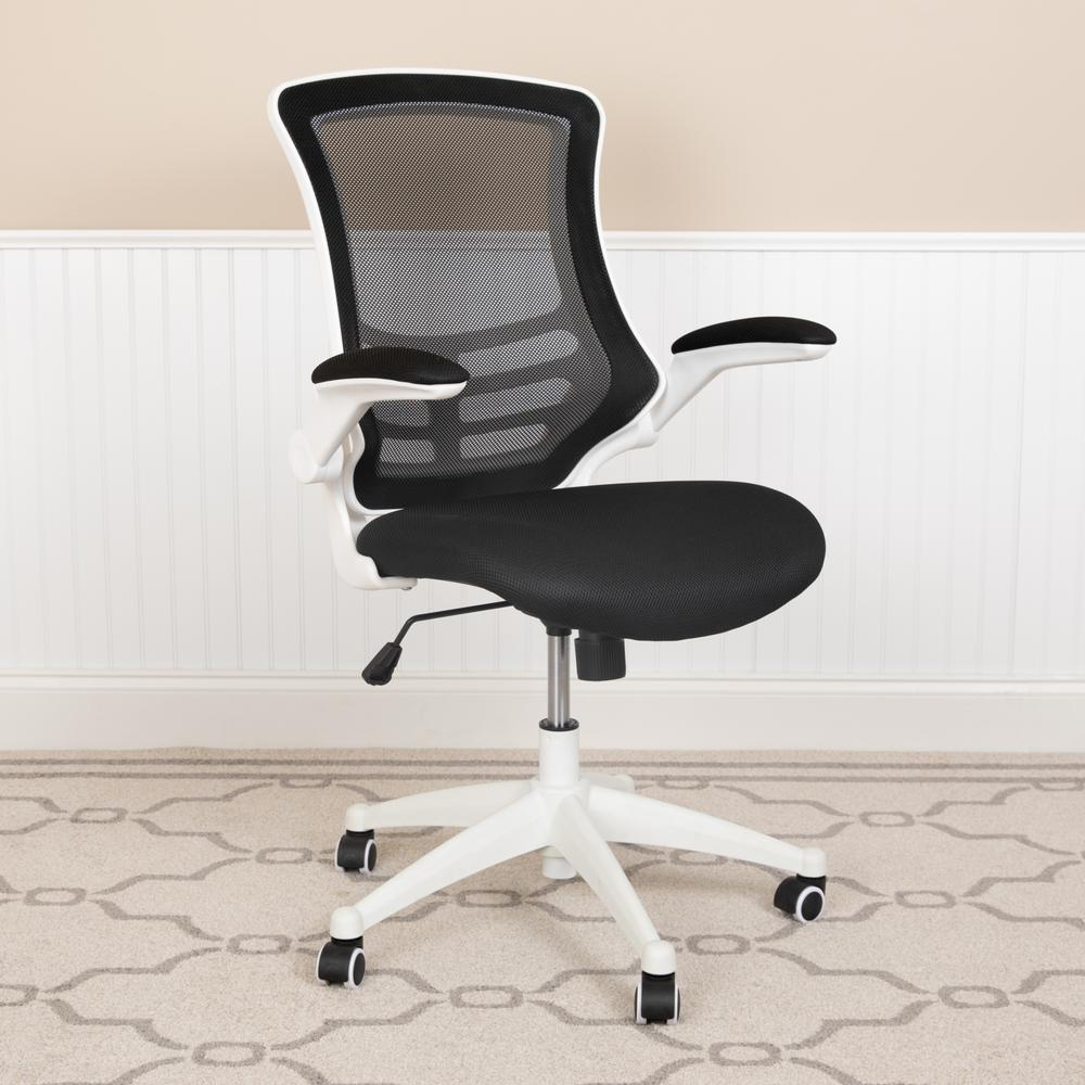 Mid-Back Black Mesh Swivel Ergonomic Task Office Chair