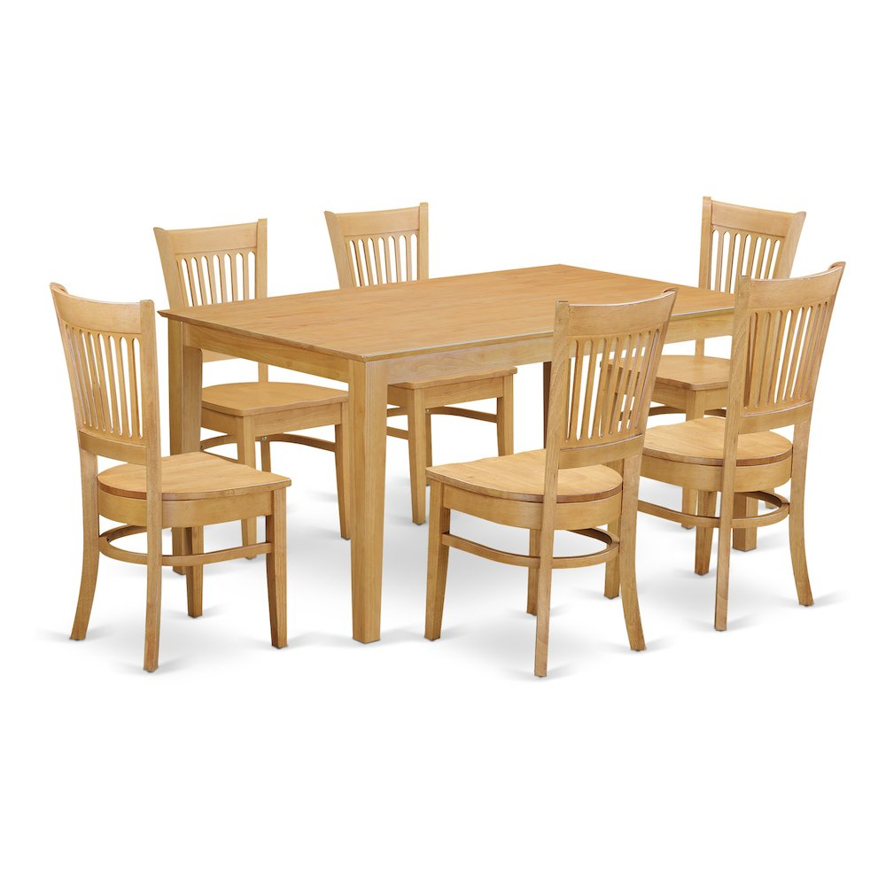 7  Pc  Dining  room  set  -  Dining  Table  and  6  Dining  Chairs