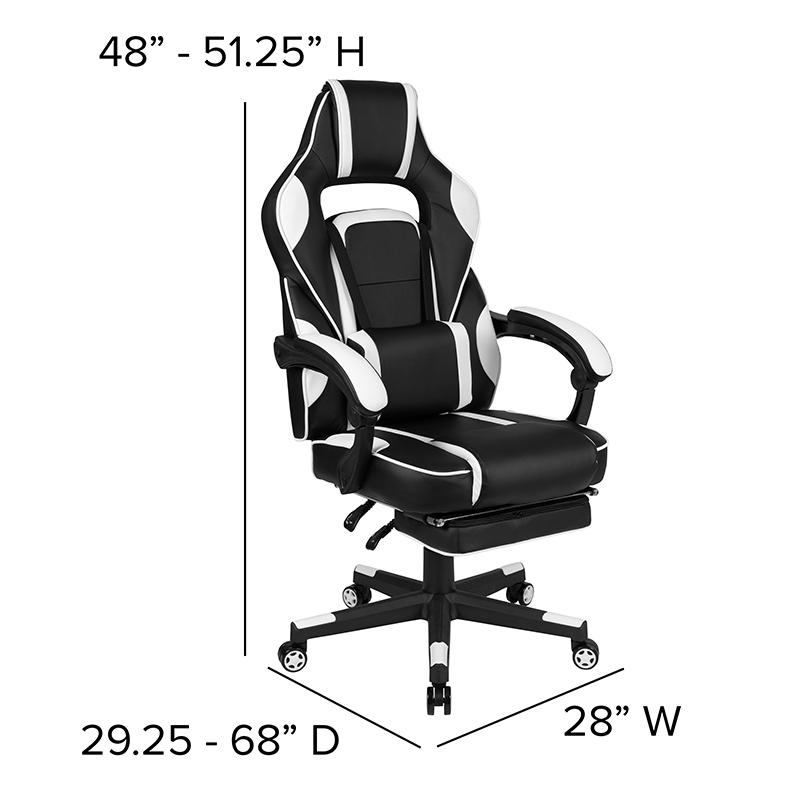 X40 Gaming Chair Racing Computer Chair - White