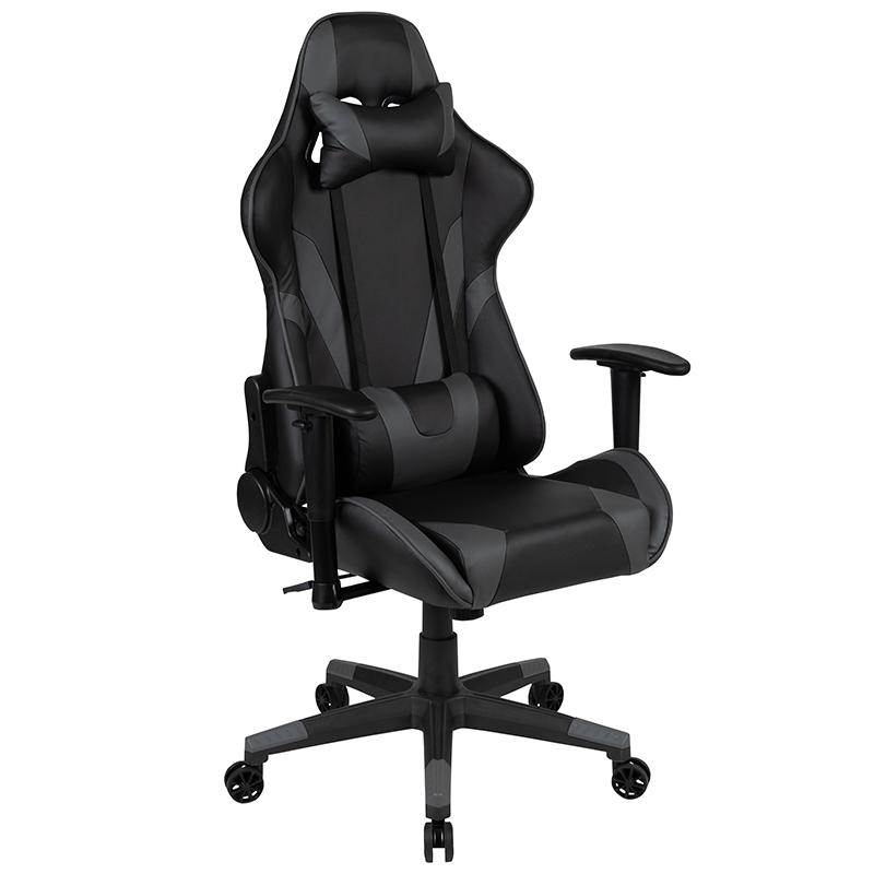 X20 Gaming Chair Racing Office Computer Swivel Chair with Back in Gray