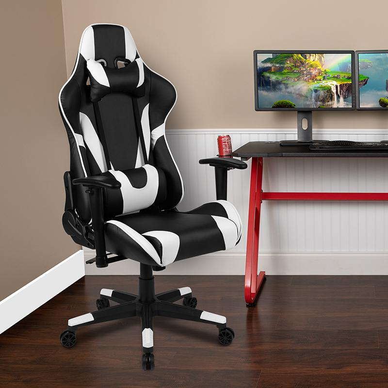 X20 Gaming Chair Racing Office Computer Swivel Chair with Fully Reclining Back