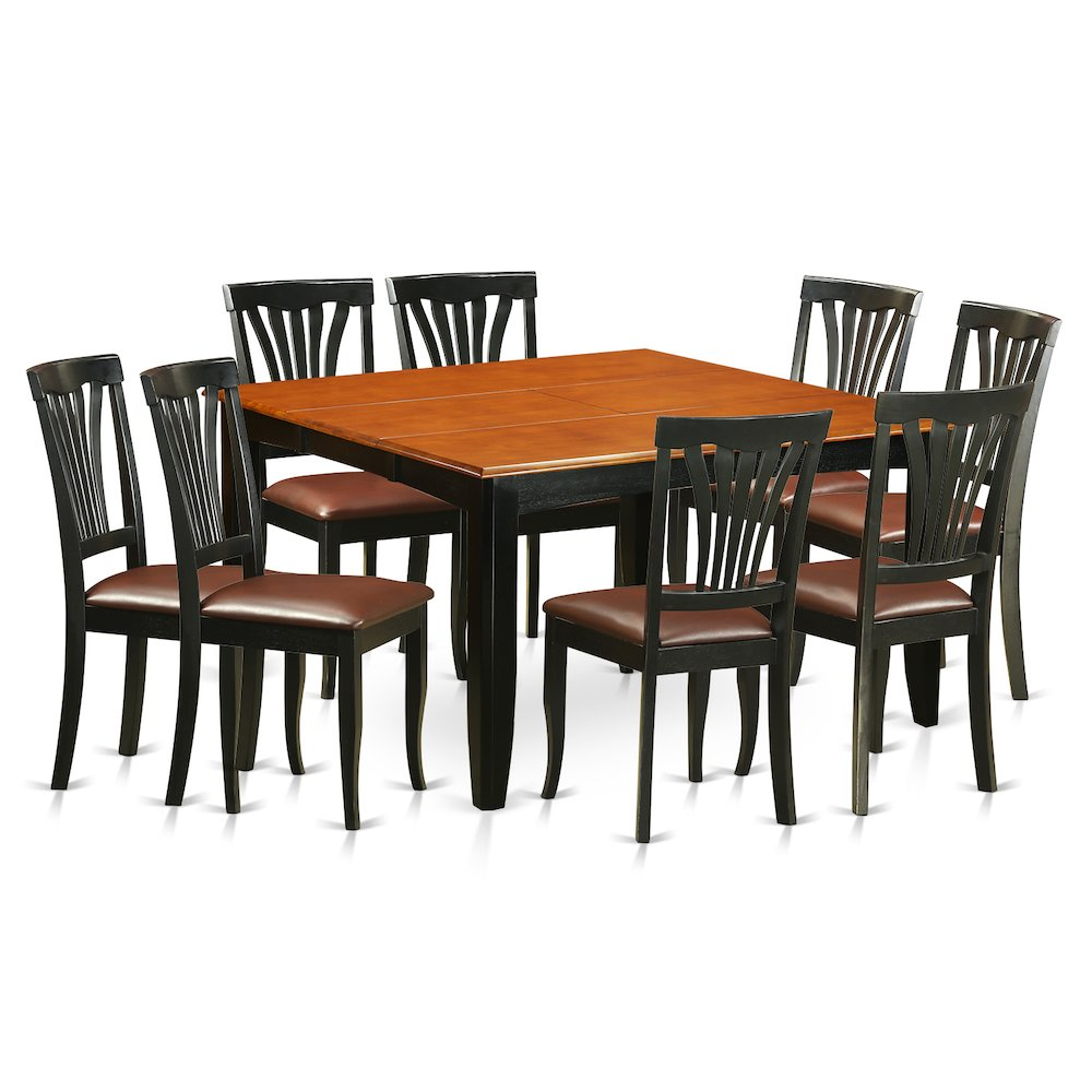 9  PC  Dining  room  set-Dining  Table  and  8  Wood  Dining  Chairs