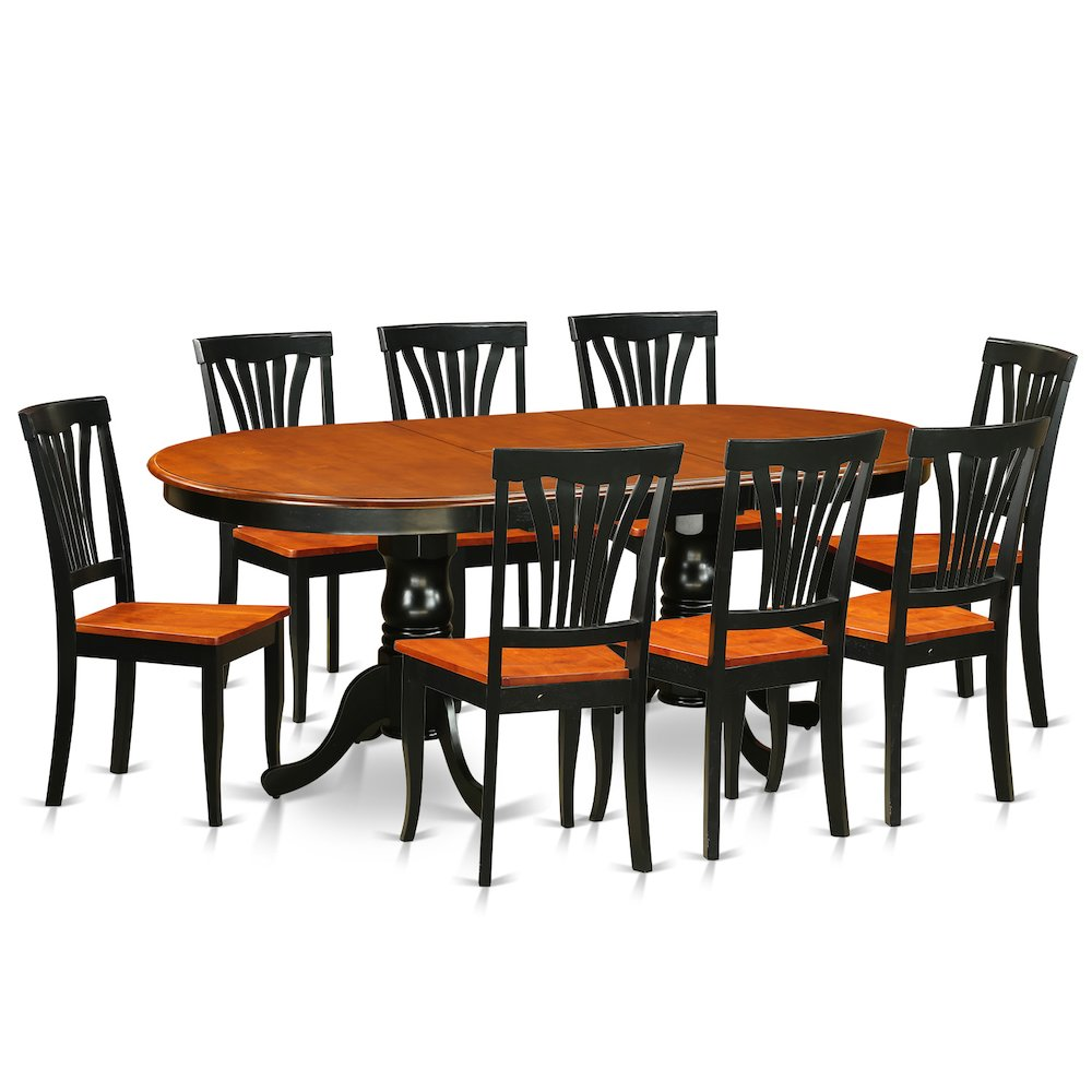 9 PC Dining room set-Dining Table with 8 Dining Chairs