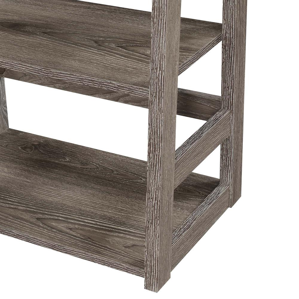 Designs2Go Trestle Bookcase in Weathered Gray