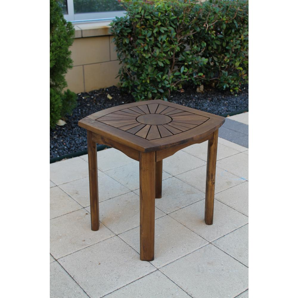 Sun Burst Square/Round Side Table