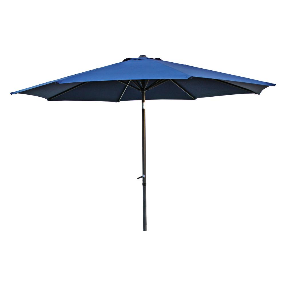 St. Kitts Aluminum 11.5-foot Patio Umbrella, Navy