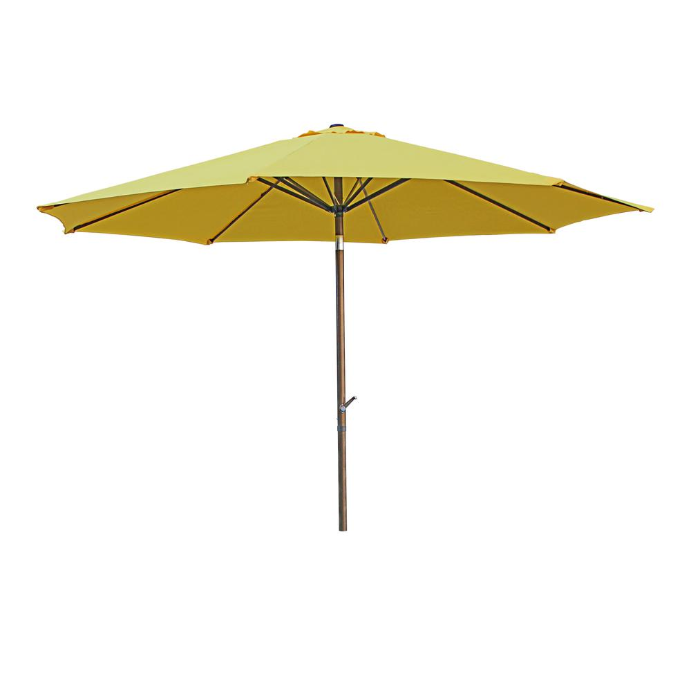 St. Kitts Aluminum 11.5-foot Patio Umbrella, Yellow